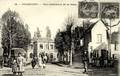 12 - PICQUIGNY (Somme) - Vue extérieure de la gare - Editeur : Lebas.