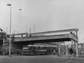 154455, Gezicht op het in aanbouw zijnde N.S.-station Utrecht C.S. aan de Moreelselaan te Utrecht vanuit het oosten., Nederlandse Spoorwegen, fotograaf
