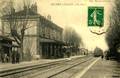 SEURRE (Côte-d'Or) - La gare - Arrivée d'un train - Editeur : Meunier.