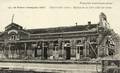 1937 - TERGNIER en 1917 (Aisne) - Ruines de la gare (côté des voies).