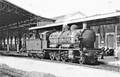 VESOUL (Haute-Saône) - Ligne 4 - Paris-Est à Mulhouse - Locomotive 140 C 22 en gare.