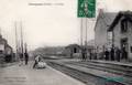 CHAMPAGNE (Sarthe) - La Gare.