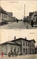 SELZ (SELTZ) - Bas-Rhin - Carte double : Rue de la Gare - La Gare.

Carte allemande.