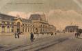 Mons - la Gare et le Bureau des Postes (colorisée, animée, PhoB)