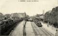 2 - ASNIERES - La gare, vue intérieure - Les trains.