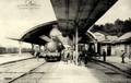 8 - MONT de MARSAN (Landes) - La Gare (intérieur) et le Train.