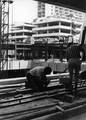 154476, Gezicht op de bouwwerkzaamheden aan het nieuwe N.S.-station Utrecht C.S. te Utrecht., Nederlandse Spoorwegen, fotograaf
