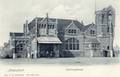 13090, Gezicht op de voorgevel van het station te Amersfoort., Boer, Adr., fotograaf