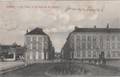 cpa/pk 1913 Ieper Ypres La place et la Rue de la Station Hotel des Brasseurs Hotel de France