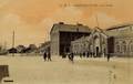 1 - HAZEBROUCK (Nord) - La cour de la gare - Editeur : L.P.