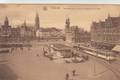 Oostende, Ostende, Panorama de la ville a la sortie de la gare , tram, tramway (pk28671)