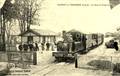 NOGENT sur VERNISSON (Loiret) - La gare du tramway à vapeur : Editeur : L. Marchand à Sully-sur-Loire.