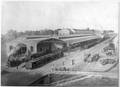 38189, Gezicht op het perron van het Centraal Station te Utrecht, uit het noordwesten.