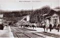 RILLY la MONTAGNE (Marne) - La gare et le tunnel.