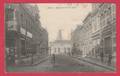 Leuze - Rue Albert Ier et la Gare ... carte animée , commerces - 1921 ( voir verso )