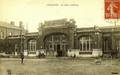 AULNOYE (Nord) - La gare extérieure et la nouvelle façade - Editeur : L.S. à Hautmont.
