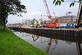 807814, Gezicht op de werkzaamheden ten behoeve van de uitbreiding van de sporen ten zuiden van het Centraal Station te Utrecht (project Randstadspoor), vanaf het plantsoen aan de Vondellaan, uit het zuidoosten, met op de voorgrond de Kruisvaart., Het Utrechts Archief, fotograaf