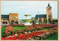 be047 West-Vlaanderen België BLANKENBERGE Station kerk en stadhuis Eglise Hotel Ville CPM VAN MIEGHEM Ostende Belgique