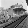 153104, Gezicht op de perronzijde van het N.S.-station Harderwijk te Harderwijk., Nederlandse Spoorwegen, fotograaf