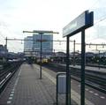 849399, Gezicht op het N.S.-station Utrecht Centraal te Utrecht, vanaf het eerste perron., Peeters, N.M., fotograaf/schilder