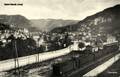 SAINT-CLAUDE (Jura) - La gare et le train.