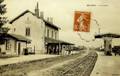 MEYMAC (Corrèze) - Vue intérieure de la gare - Editeur : F. Janicot, libraire.