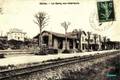 CALLAC (Côtes-du-Nord) - La gare, vue intérieure.