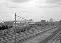 20030, Gezicht op het emplacement en opslagterrein van het N.S.-station Utrecht Maliebaan (Spoorwegmuseum, Johan van Oldenbarneveltlaan 6) te Utrecht., Smilda, G.J.C.A., fotograaf
