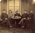 119425, Groepsportret van het hogere personeel van het H.S.M.-station Winterswijk te Winterswijk., Onbekend