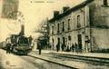 3 - LUSIGNAN (Vienne) - La gare et le train - Editeur : Legros.