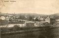 SPONTIN. Panorama ( la gare, le châteaux, l'église) Oblitération 1912, vers Villers-le-Gambon.