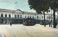 2508, Gezicht op de voorgevel van het Centraal Station (Stationsplein) te Utrecht.