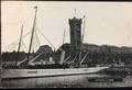 (322) Ostende - La Gare - Witte Stoomboot - 1919