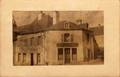 PLOËRMEL carte photo vue sur le CAFE DE BRETAGNE rue de la gare