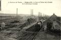 Environs de Meulan - GARGENVILLE - La gare, le train et l'usine de la Société de la Céramique française.