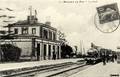9 - NONANT-le-PIN (Orne) - La gare et le train.