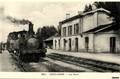 LESPARRE (Gironde) - Le train et la gare - Numéro 9011.