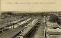 1 - JUVISY (S. et O.) - La plus grande gare du monde - Vue générale prise en avion à 300 métres (??).
Editeur : Leprunier, photographe.