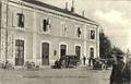 VILLERSEXEL (Haute-Saône) - La Gare - Arrivée des Officiers Etrangers.