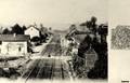 PIERRE-BUFFIERE (Haute-Vienne) - Vue générale de l'intérieur de la gare, côté voies.