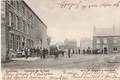 Pondrôme - Quartier de la gare très animé - circulé 1904 oblit. 2 étoiles - Edit. J. Saimpain, à Beauraing
