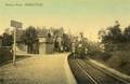 14330, Gezicht op het station Soestdijk (Spoorstraat 1) te Soestdijk (gemeente Soest); met een stoomlocomotief.