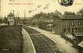 MAUBEUGE (Nord) - Intérieur de la Gare de Sous-le-Bois et les voies.