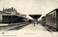 LANGRES (Haute-Marne) - La gare et les trains.