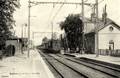 SALBRIS (Loir et Cher) - La gare - Arrivée d'un train électrique.
