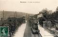DORMANS (Marne) - La gare, vue intérieure, et le train - Editeur : Quilet-Cornet.