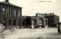 21 - AULNOYE (Nord) - La nouvelle façade de la gare - Editeur : L. Couture à Hautmont.
