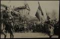 Namur / CP, militaria, belgique / Salut au Drapeau en face de la gare edit paquier