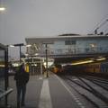 849400, Gezicht op het zesde perron van het N.S.-station Utrecht Centraal te Utrecht., Peeters, N.M., fotograaf/schilder
