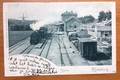 station Middelburg trein (stoomtrein) 1900 kr stempel Maurik